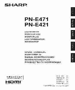 Sharp Flat Panel Television PN-E421-page_pdf